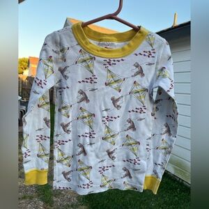Curious George Kids' Yellow and White T-Shirt